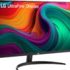 LG 31.5 Inches 4K UHD Monitor Integrated Speakers Black Color