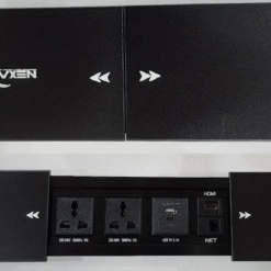 Nexa Multifunction Slide Cover Socket Black