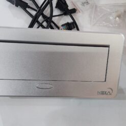 Nexa Silver Pop-up Multifunction Socket with Cable Socket