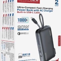Promate 10000mAh Dual Mode PowerPack-10C Power Bank