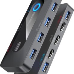 Promate 4K 60Hz KVM Switch MediaSwitch KVM