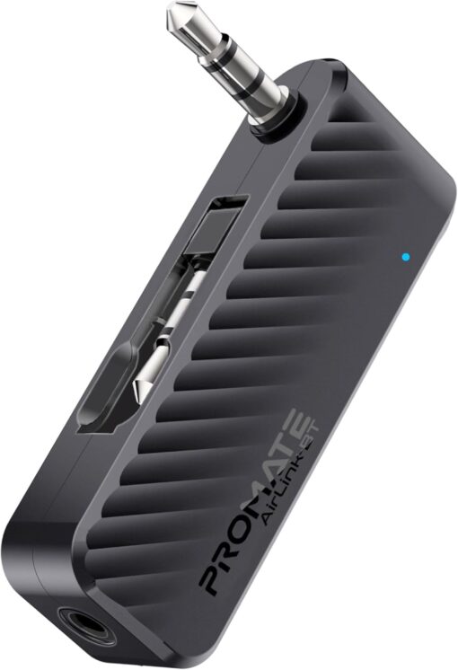 Promate Bluetooth v5.3 Audio Adapter with AUX Output AirLink-BT