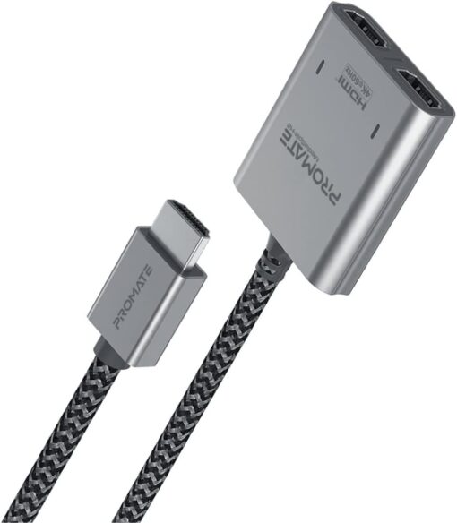 Promate MediaSplit-H2 4K 60Hz HDMI Splitter Cable