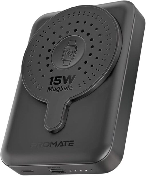 Promate PowerMag-Duo MagSafe Wireless Charging Power Bank