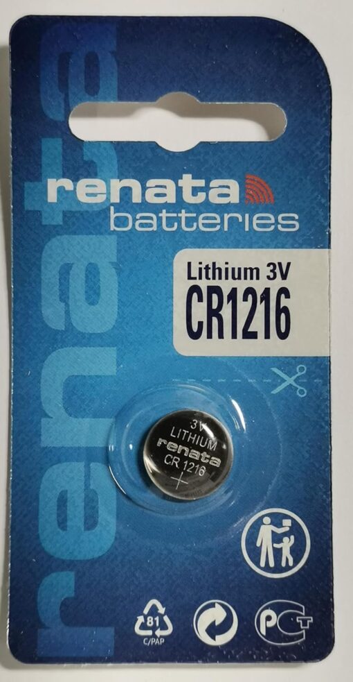 Renata Cr1216 3V Lithium Coin Battery