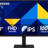 Samsung Essential Monitor 2 F7 inches HD Monitor Black Color