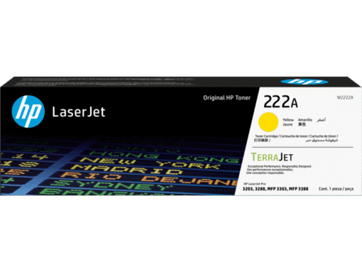 HP 222A Yellow Original LaserJet Toner Cartridge