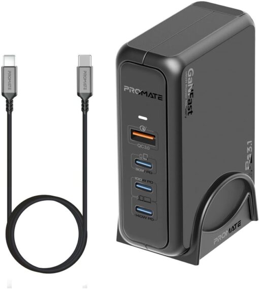 Promate GaNPort-140W GaNFast Charging Station 140W