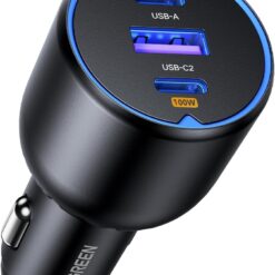 UGREEN 130W 3-Port Fast Car Charger - EC705
