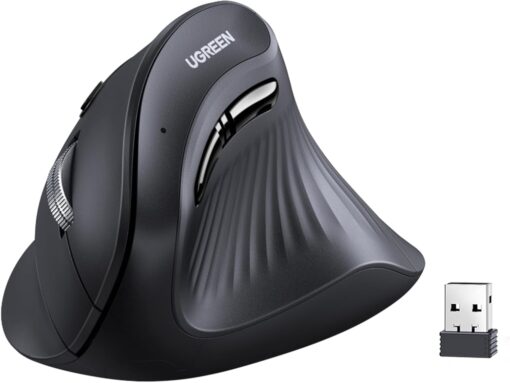 UGREEN Multi-Mode Vertical Mouse Black MU008