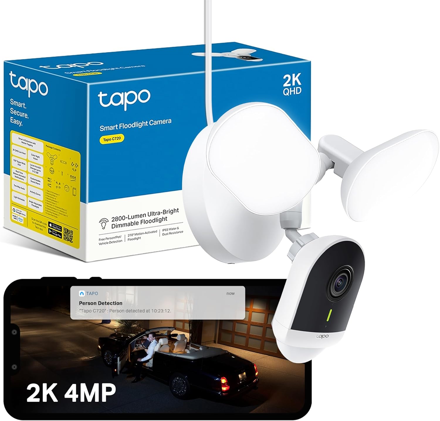 TP-Link Tapo C720 Smart Floodlight Camera