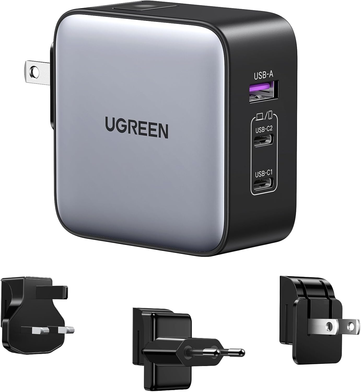 UGREEN 65W 3-Port GaN Fast Charger CD296