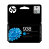 HP 938 Cyan Original Ink Cartridge