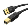 UGREEN USB-A 2.0 AM to BM Print Cable 3m (Black) - US135