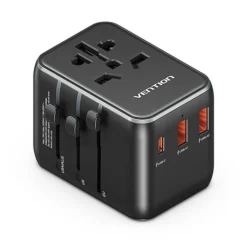 Vention 3-Port USB (C + A + A) Universal Travel Adapter FJEB0