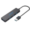 Vention 4 Ports USB3.0 HUB 0.15M Black CHKBB