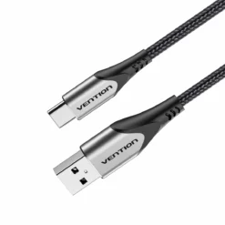 Vention Cotton Braided USB 2.0 A Male to C Male 3A Cable 1M CODHF