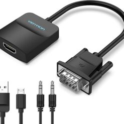 Vention Hdmi To Vga Cable 1.5m Black - Abibg 1.5m