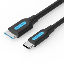 Vention USB 3.0 C Male to Micro-B Male 2A Cable 1M Black CQABF