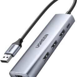 UGREEN CM475 USB 3.0-to 3*USB HUB + Gigabit Converter