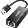 UGREEN CR110 USB 2.0 10/100Mbps Ethernet Adapter (Black)