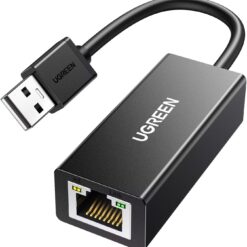 UGREEN CR110 USB 2.0 10/100Mbps Ethernet Adapter (Black)