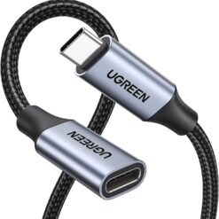 UGREEN US372 USB C Male to Female Extension Cable 0.45m