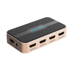 Vention 1 In 4 Out HDMI Splitter 4K@30Hz Gold ACCG0-UK