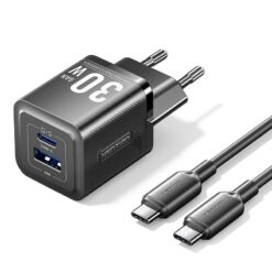 Vention 2-Port USB (C+A) GaN Charger TZ-FEQW0-UK-01
