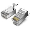 Vention Cat.6A FTP RJ45 Modular Plug Transparent IDFR0-100