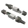Vention Cat.6A FTP RJ45 Modular Plug Transparent IDFR0-100