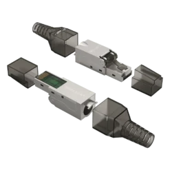 Vention Cat.6A FTP RJ45 Modular Plug Transparent IDFR0-100
