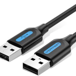Vention USB 2.0 A Male to A Male Cable 1M Black PVC COJBF
