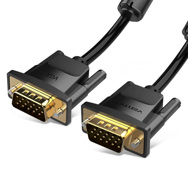 Vention VGA(3+9) Male to Male Cable 10M Black DADBL