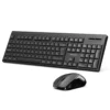 Vention Wireless Full-Sized Silent Keyboard and Mouse Combo Black Slim Type