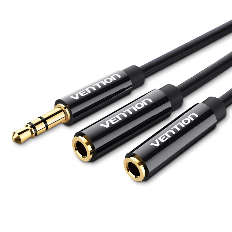 Vention 3.5mm Male to 2*3.5mm Female Stereo Splitter BBSBY