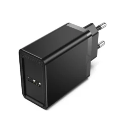 vention 1-port USB Wall Charger(12W) UK-Plug Black FAAB0-UK