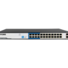D-Link 250 Meter 24-Port 1000Mbps PoE Switch with 2 SFP Ports