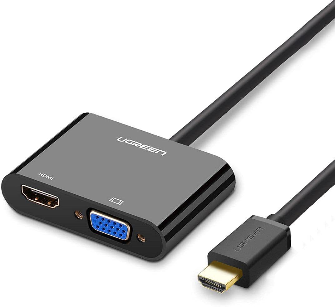 UGREEN CM101 HDMI To VGA+HDMI+3.5mm Converter