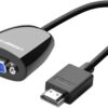UGREEN MM105 HDMI to VGA Converter without Audio -Black