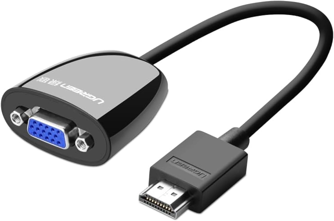 UGREEN MM105 HDMI to VGA Converter without Audio -Black