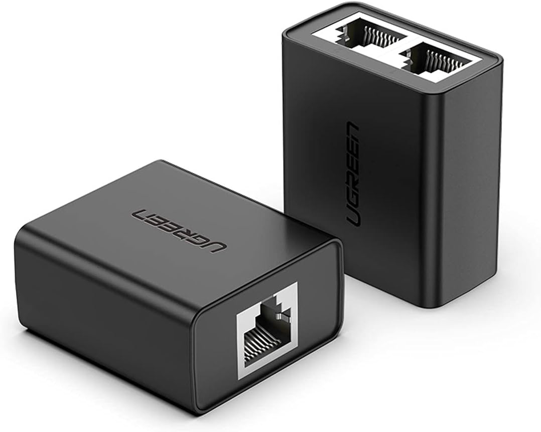 UGREEN CM210 RJ45 Splitter Adapter 2 Pack (Black)