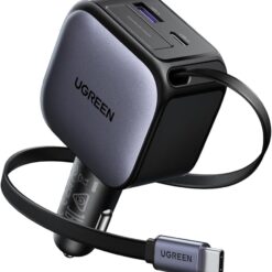 UGREEN E602 60W CAR charger WITH 1 USB-C /1 USB A ports