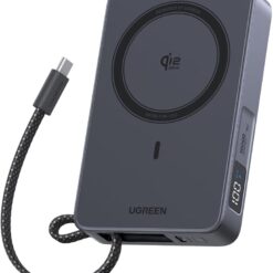 UGREEN MagFlow 10000mAh Magnetic Wireless Power Bank