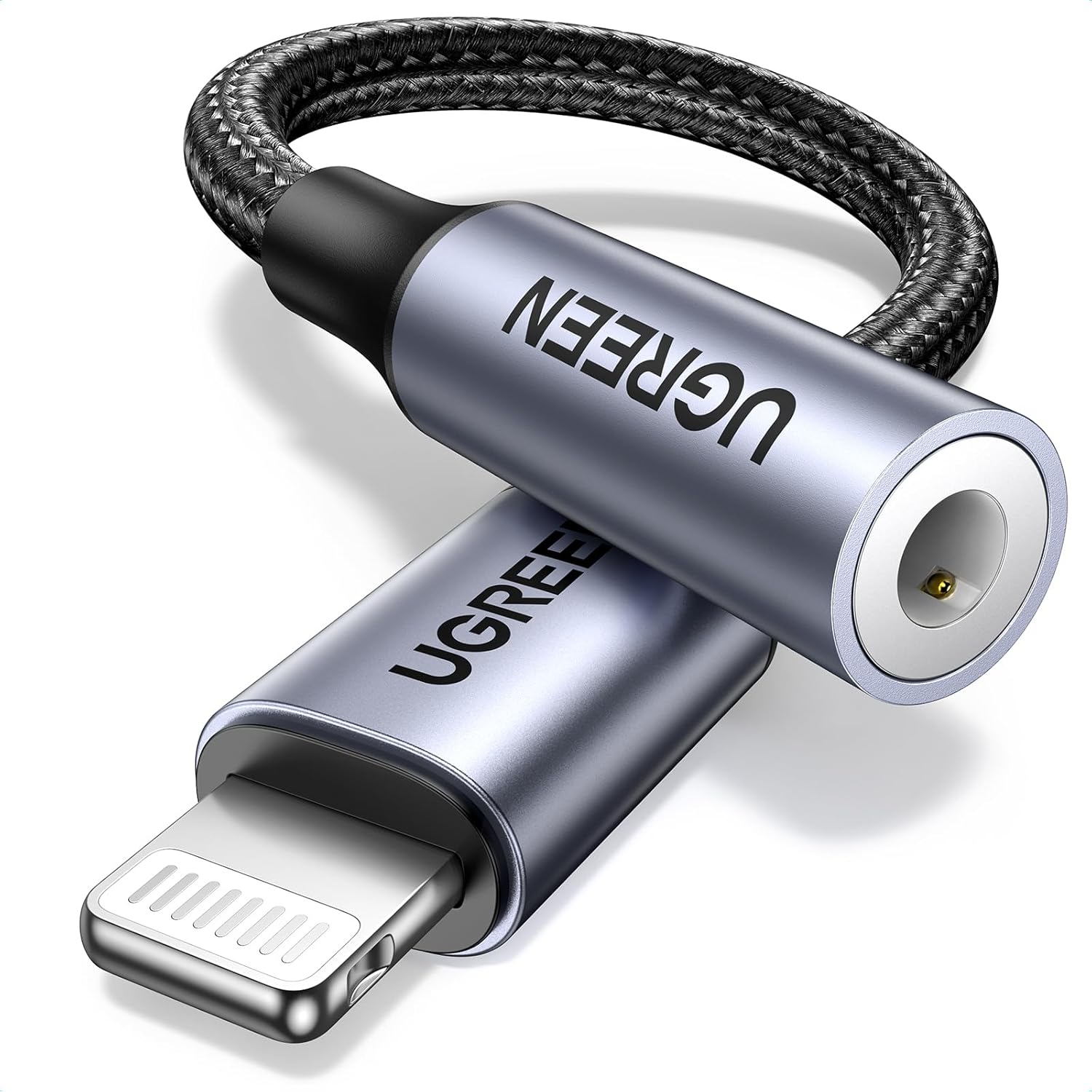 UGREEN US211 Lightning Male to 3.5mm Female Audio Adapter