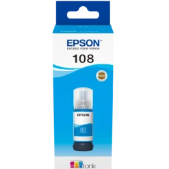 Epson 108 EcoTank Cyan Ink Bottle 70ml