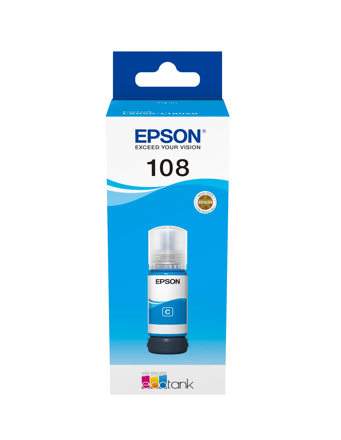 Epson 108 EcoTank Cyan Ink Bottle 70ml