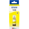 Epson 108 EcoTank Yellow Ink Bottle 70ml