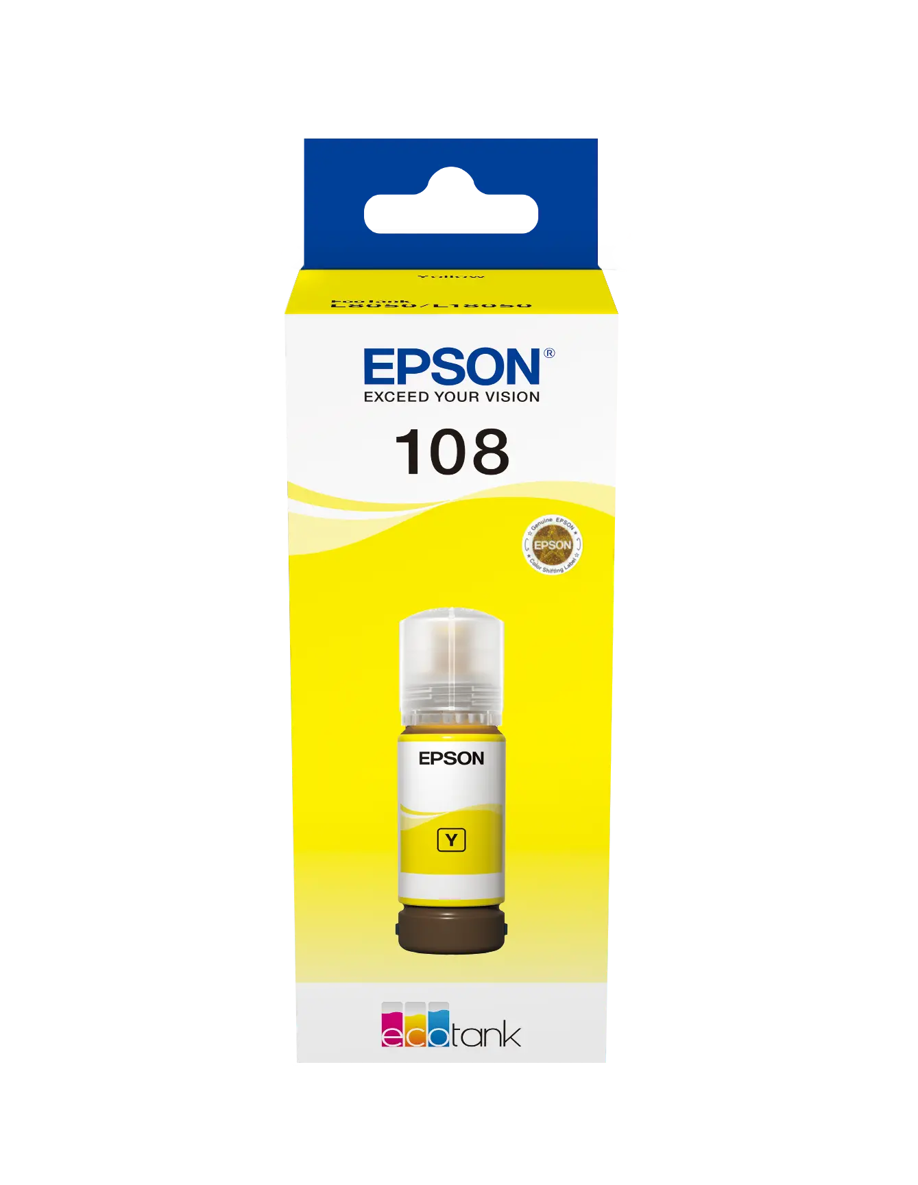 Epson 108 EcoTank Yellow Ink Bottle 70ml