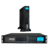 Mercury MPM 1.5K RT Rackmount & Tower Convertible Online UPS-UK plug, 0.9PF, 1.5KVA/1.35KW, 1/1 phase, 36Vdc ( 3 x 9AH/12V battery ) 2 x universal output sockets, RS232 & USB Communication